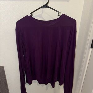 Lululemon Purple Long Sleeve Top